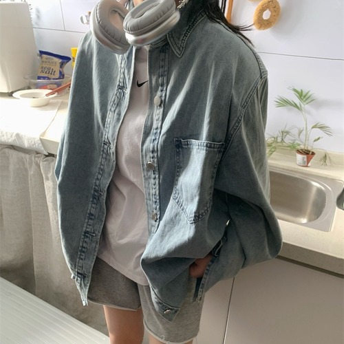 オーバーサイズデニムジャケット    00187