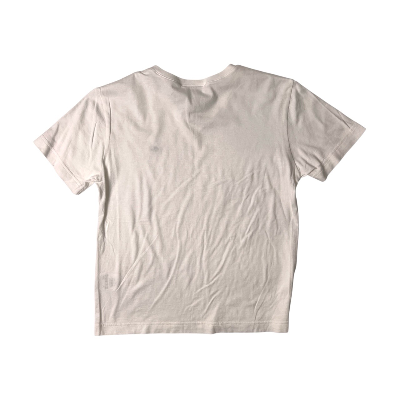 LACOSTE ラコステ Vネック 半袖Tシャツ 40/ホワイト/文字ワニ