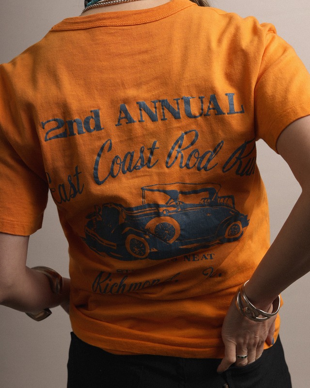 1980's East Coast Rod Run / Back Printed T-Shirt