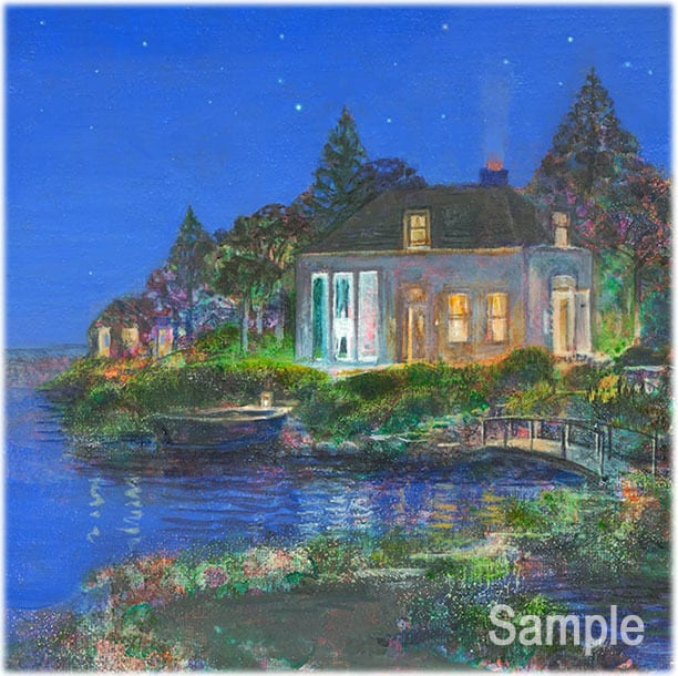 [終了]絵画　井上直久　水辺の木 終了]絵画 井上直久 水辺の木 【公式通販】
