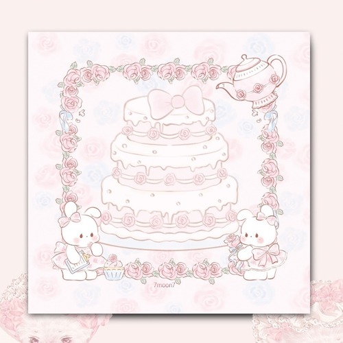 新作☆MO8 7MOON7【安妮的蛋糕店 - baby】正方形 メモ帳 50枚