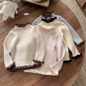 【冬作】フリルデザイントップス