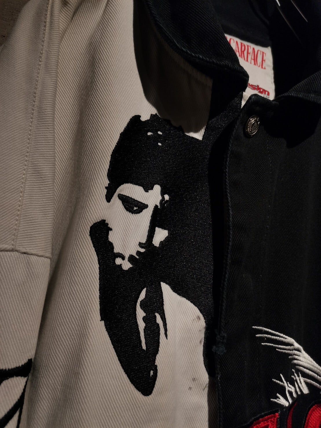 Caka】”Scarface” x ”Jeff Hamilton“ Embroidery Logo Design Vintage