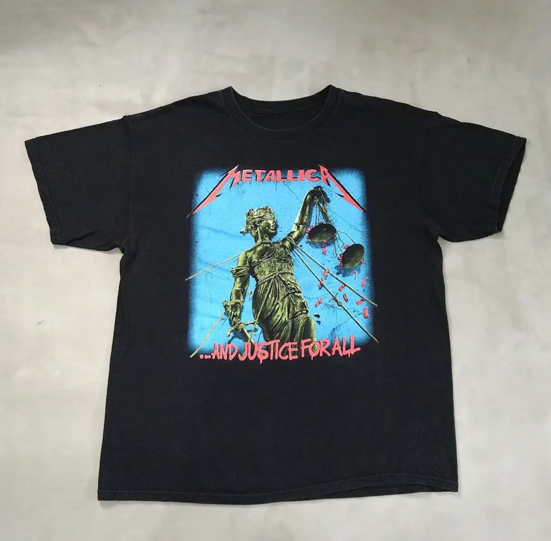 metallica “And Justice For All” print tee 小岩店