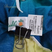 フラダンス 衣装 パウスカート カパリリ グリーン系 Kapalili 日本製 スカート セット シングル グラデーション 無地 かわいい 鮮やか 華やか 明るい ハワイアン アロハ フラ ダンス レッスン 練習 ペチコート イエロー系 ブルー系