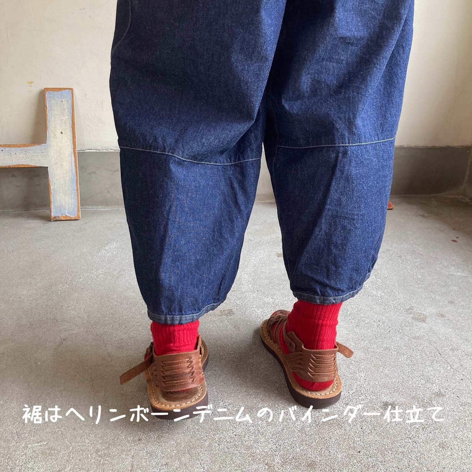 斜めポケットNewころんパンツ Girl's ライトオンスデニム/インディゴ