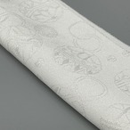 絹交織半衿手まり　# シルバー14号銀糸