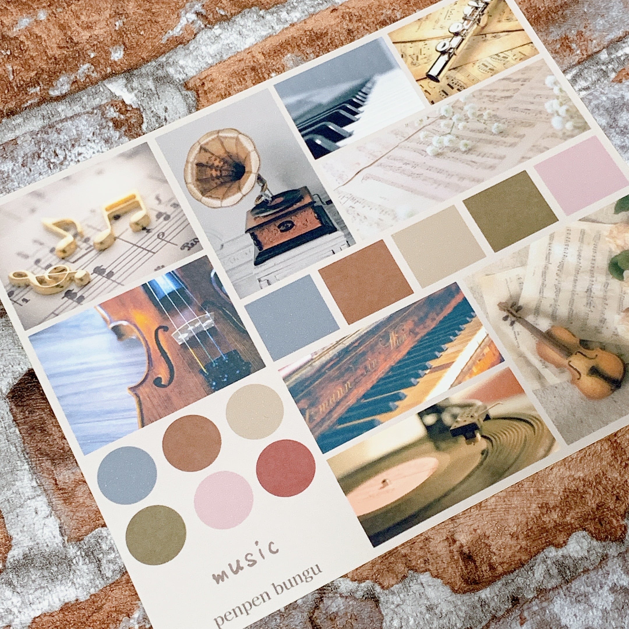 リニューアル】大人コラージュシール Vol.5 | penpen bungu