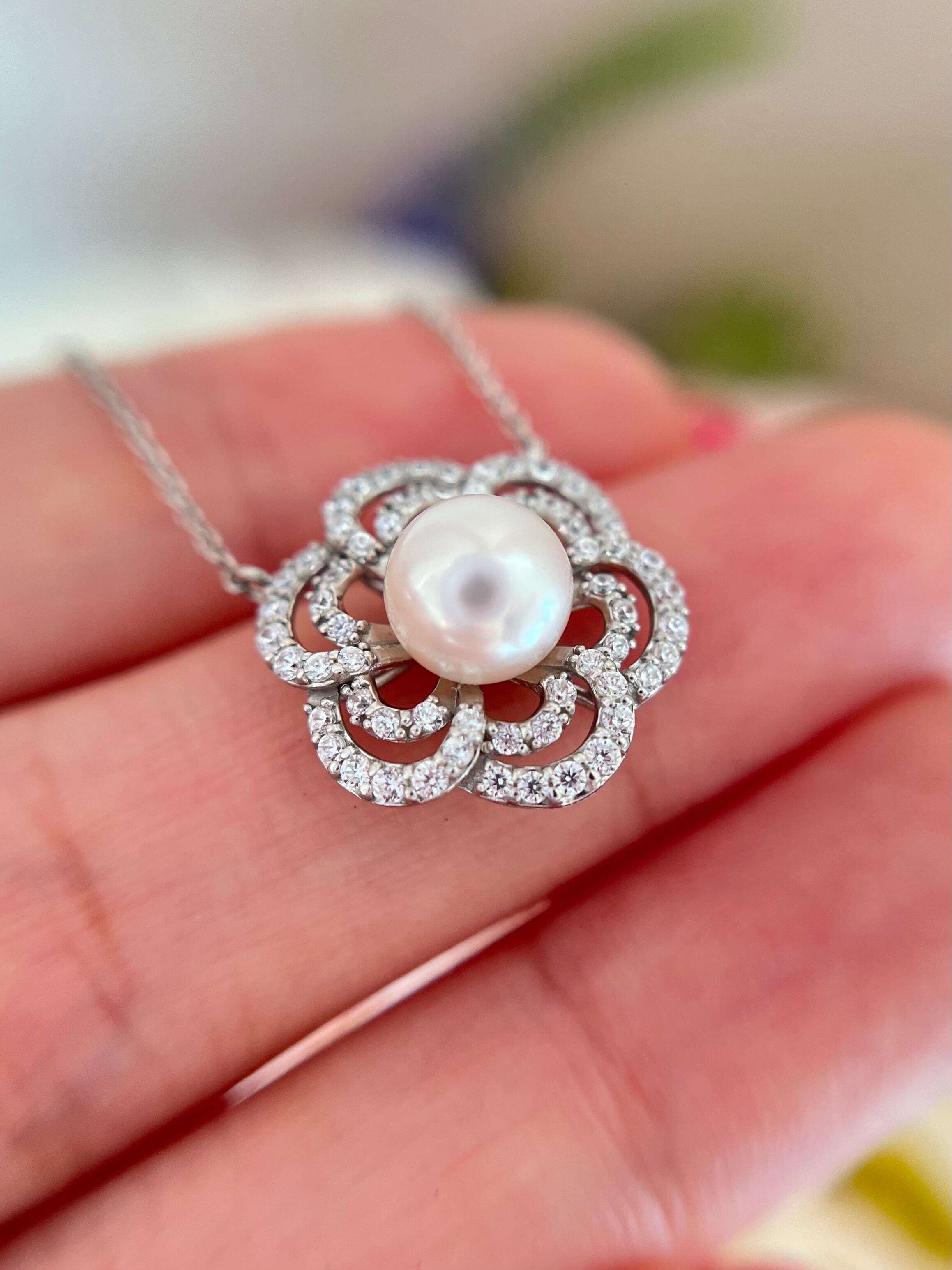 デイジー ネックレス（パール） | GEM QUEEN