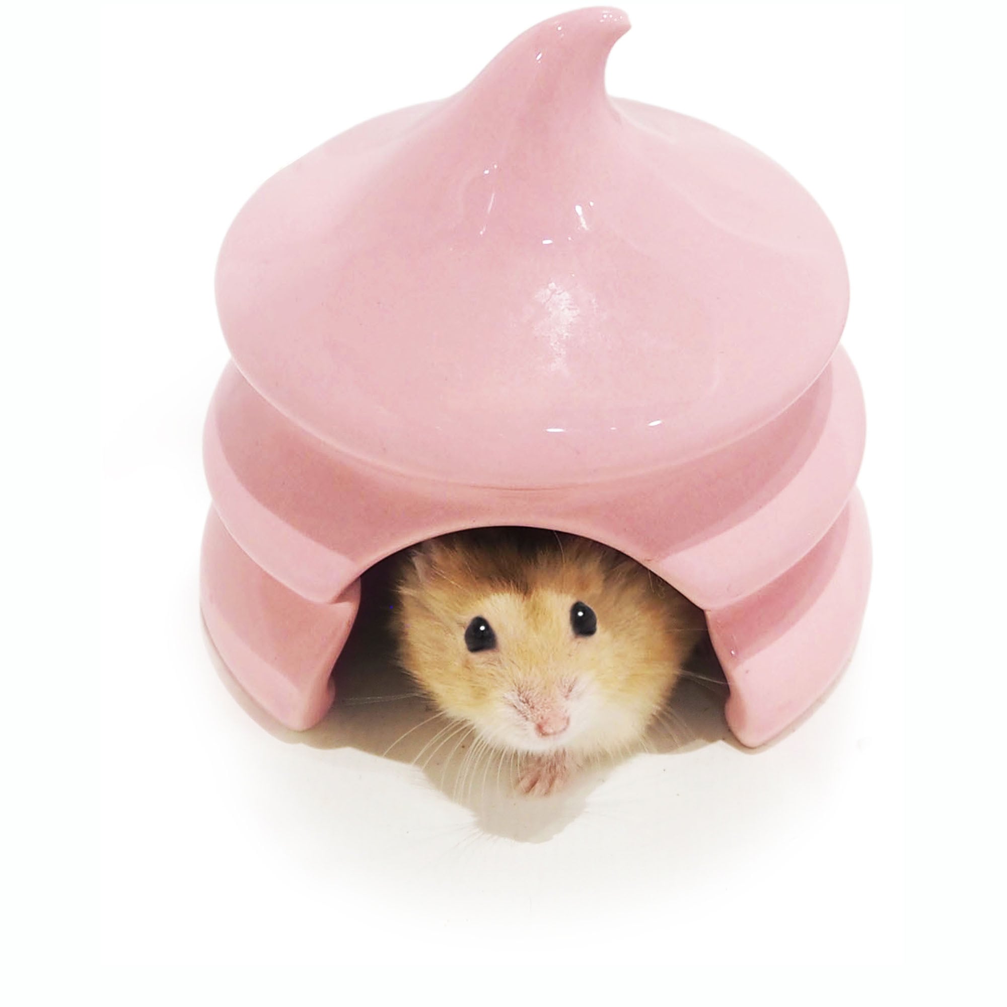 【小動物】ジャンガリアンのカラフルドーム いちごソフト/チョコソフト