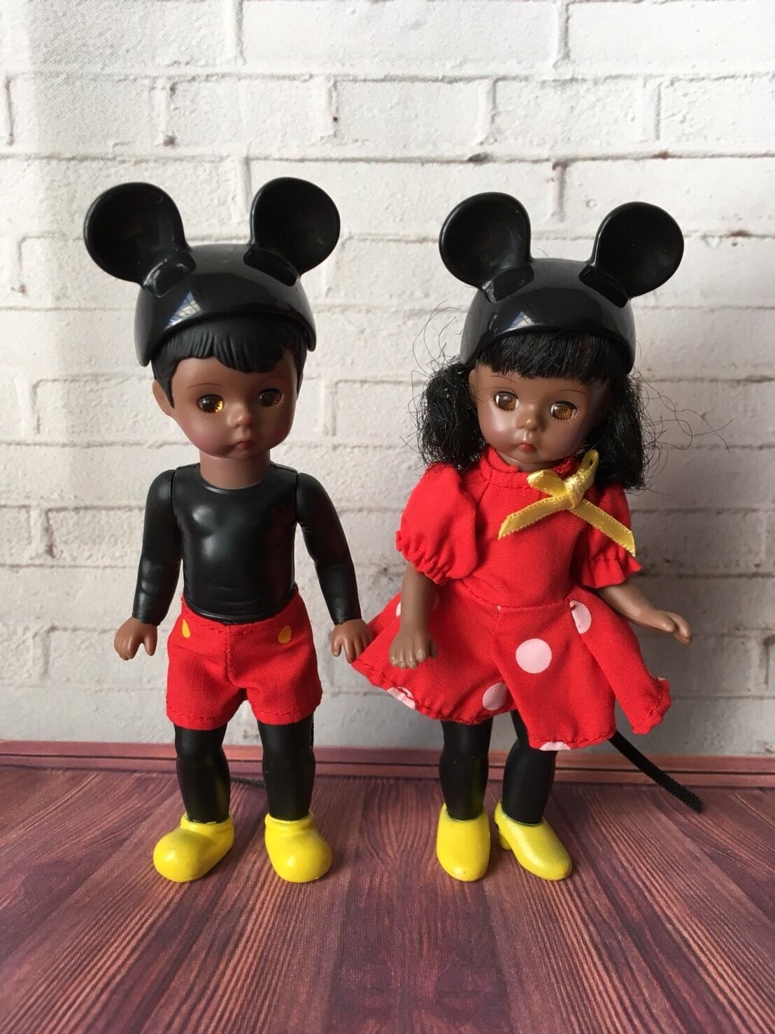 ミッキーマウス＆ミニーマウス Mickey Mouse Boy Doll / Wendy Doll as Minnie Mouse　2004年製　 マクドナルド×マダムアレキサンダードール | mignonnet powered by BASE