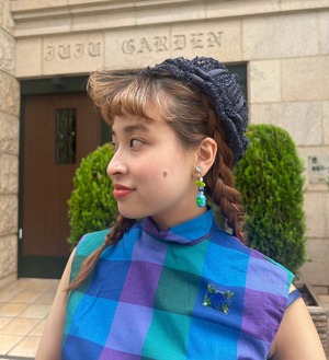 50’s lucite blue flower brooch