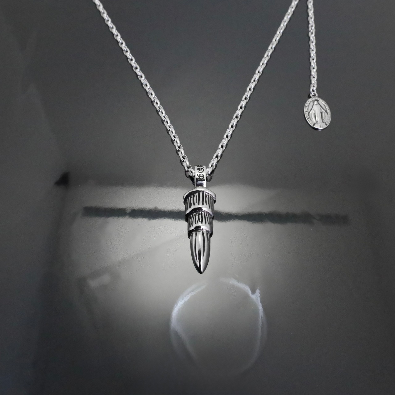 EAGLE CLAW with LOGO #1 NECKLACE with GODSIZE® I.D. TAG / イーグルクロウ #1ネックレス ゴッドサイズ® I.D.タグ