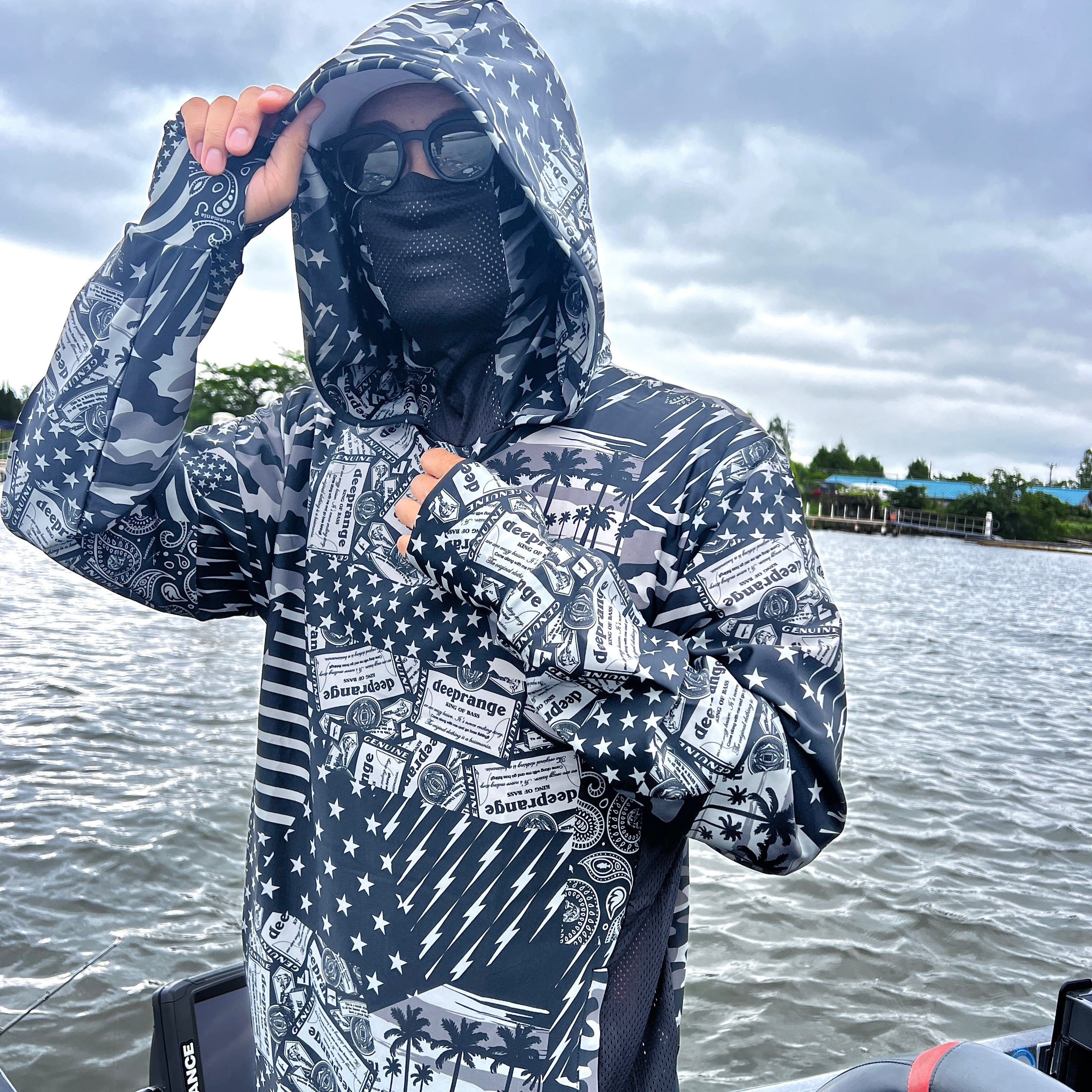 Original pattern Uv Rush 3way Pullover［ORIGINAL Design］［LIMITED