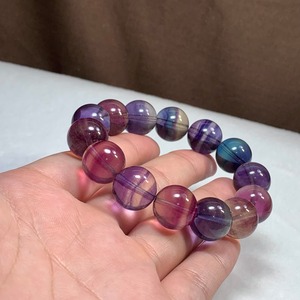 2.レア✩グラデーションフローライトブレスレット