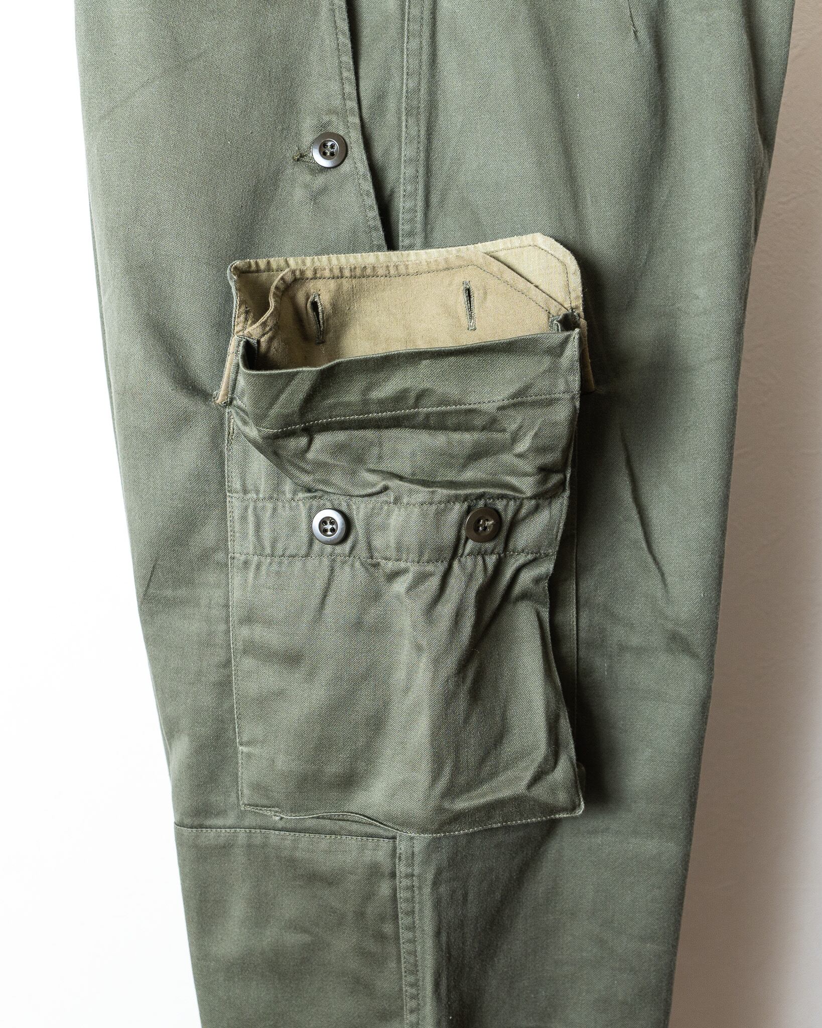 AランクUsed】French Army M-64 Field Trousers フランス軍 実物 M64