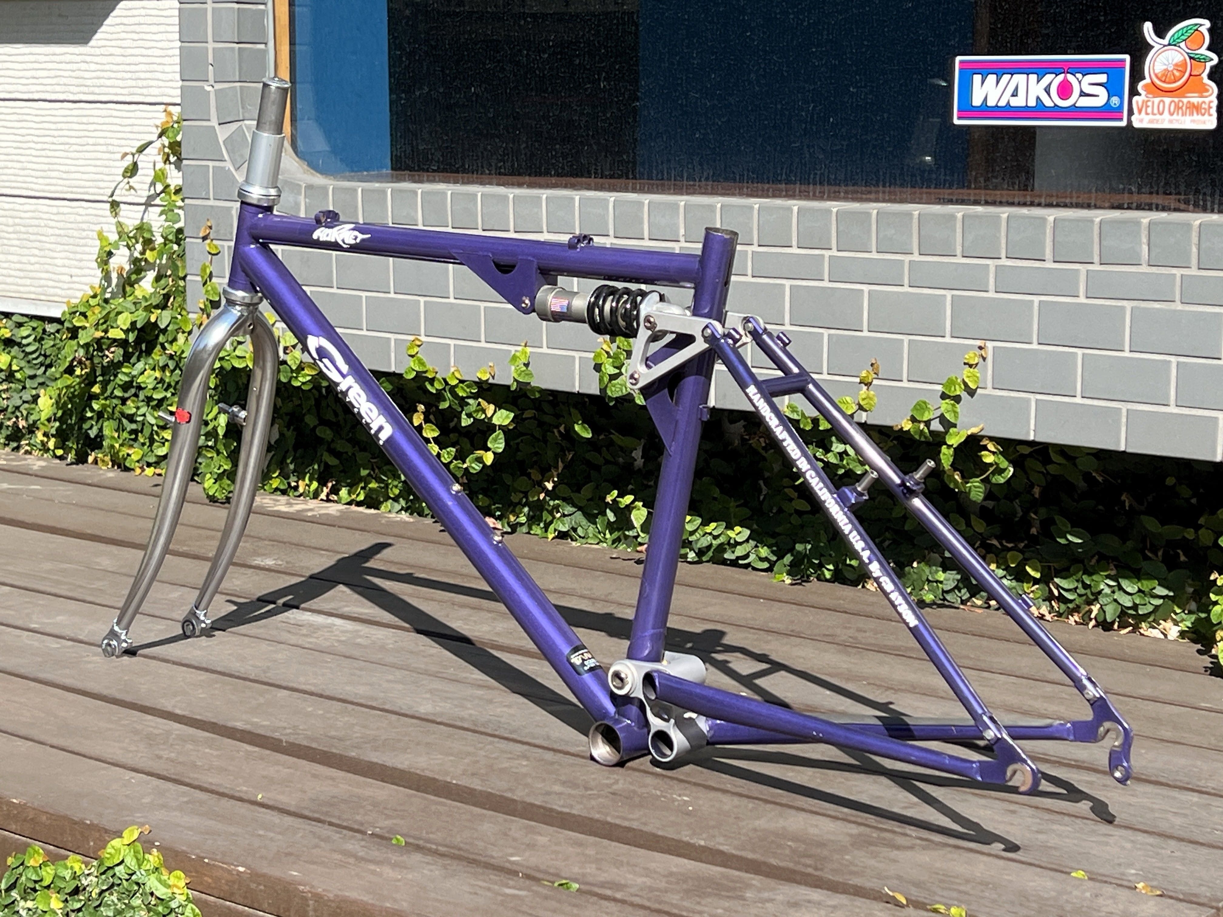 委託販売車両】1994 GREEN CYCLES HORNET Frame Fork set | CALI BIKES SC