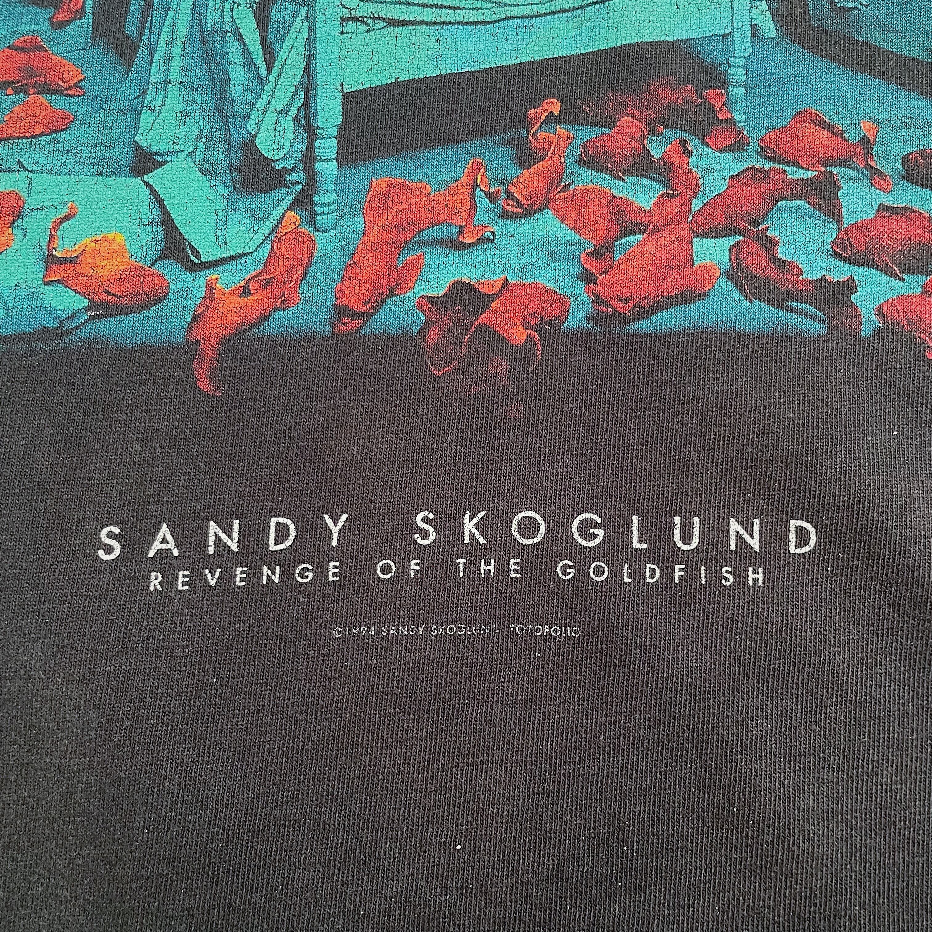 90s sandy skoglund tシャツ 金魚の復讐 ヴィンテージ　art 90s sandy skoglund tシャツ 金魚の復讐 ヴィンテージart