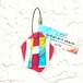 グロス♢イニシャルチャーム [ H ] Light blue,Light green × White × Pink