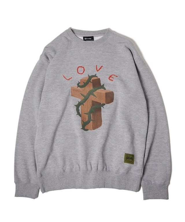 Subciety / Thon cross sweat shirt / スウェットクルーネック / トレーナー / 152-31118