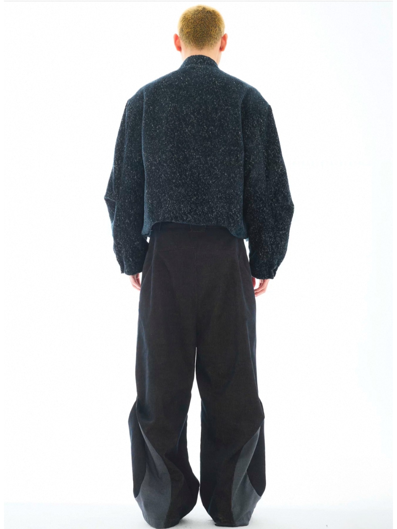 54A0 Armored Knee Wide Trousers