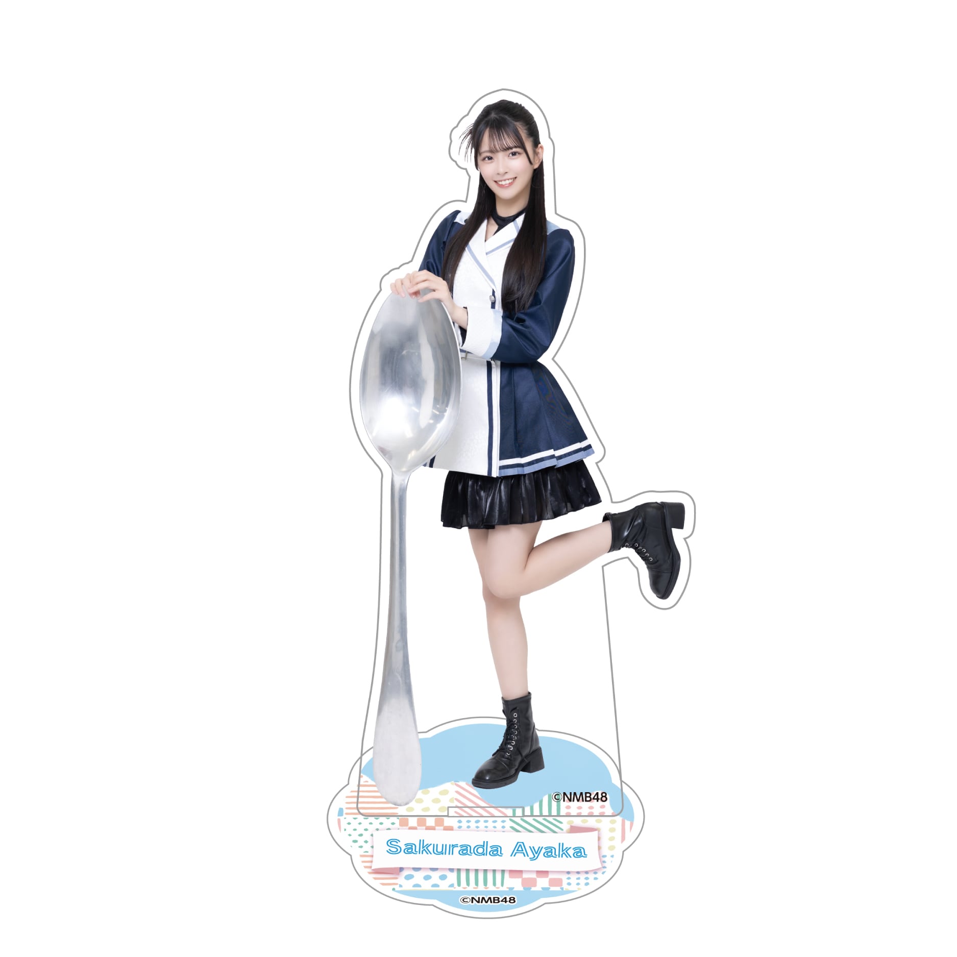NMB48×PIZZERIA 8 good spoon コラボ限定 アクリルスタンド（teamBll