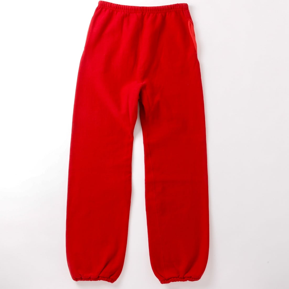 希少】80s Champion REVERSE WEAVE SWEAT PANTS fade red made in USA