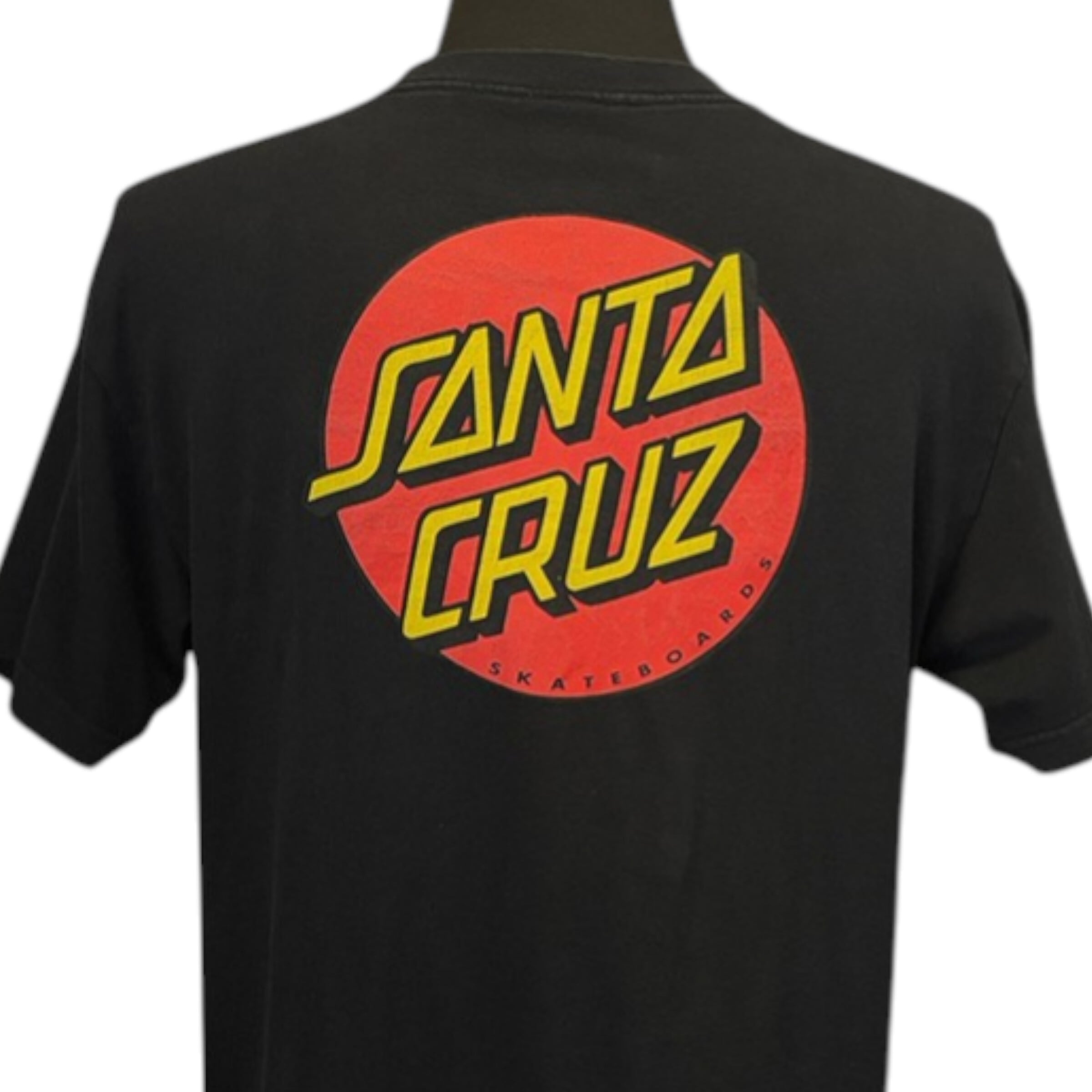 SANTA CRUZ】サンタクルーズ ドットロゴバックプリント Vintage T