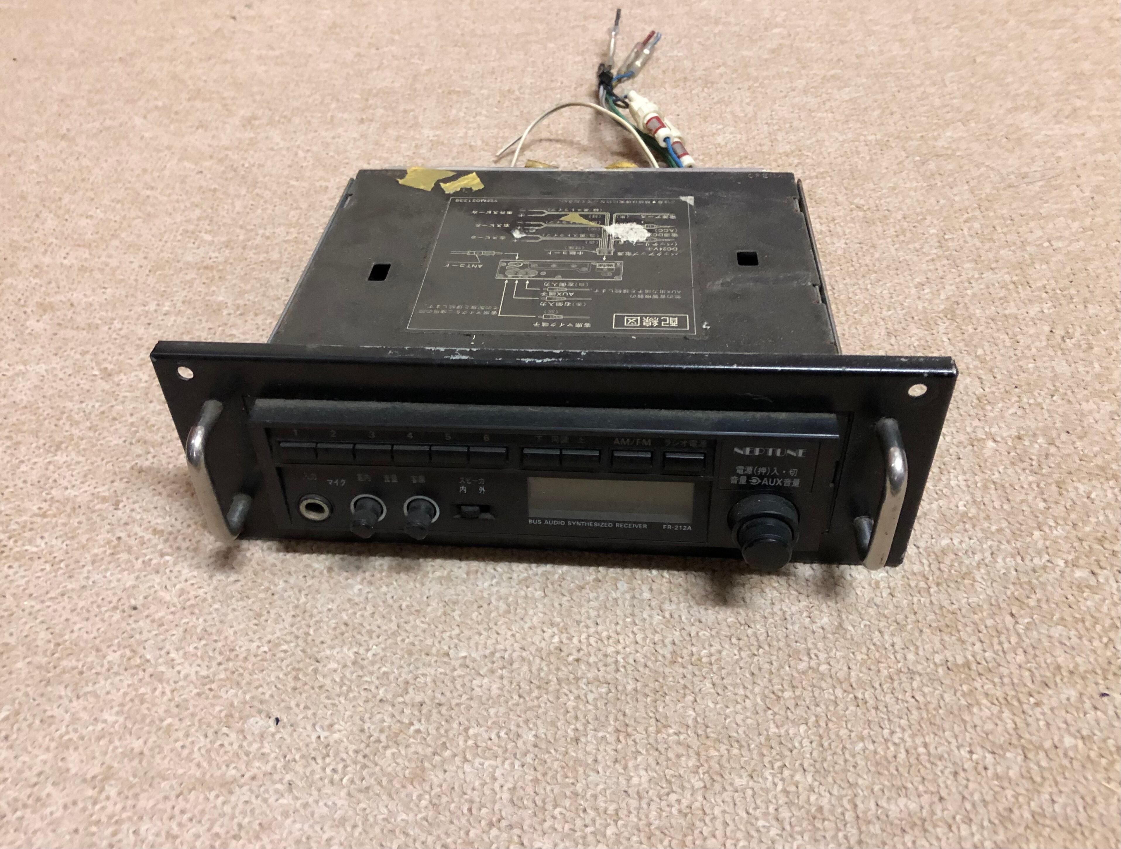 富士急バスf2152カーラジオ本体 富士急のりもの百貨店 富士急バスf2152カーラジオ本体 富士急のりもの百貨店