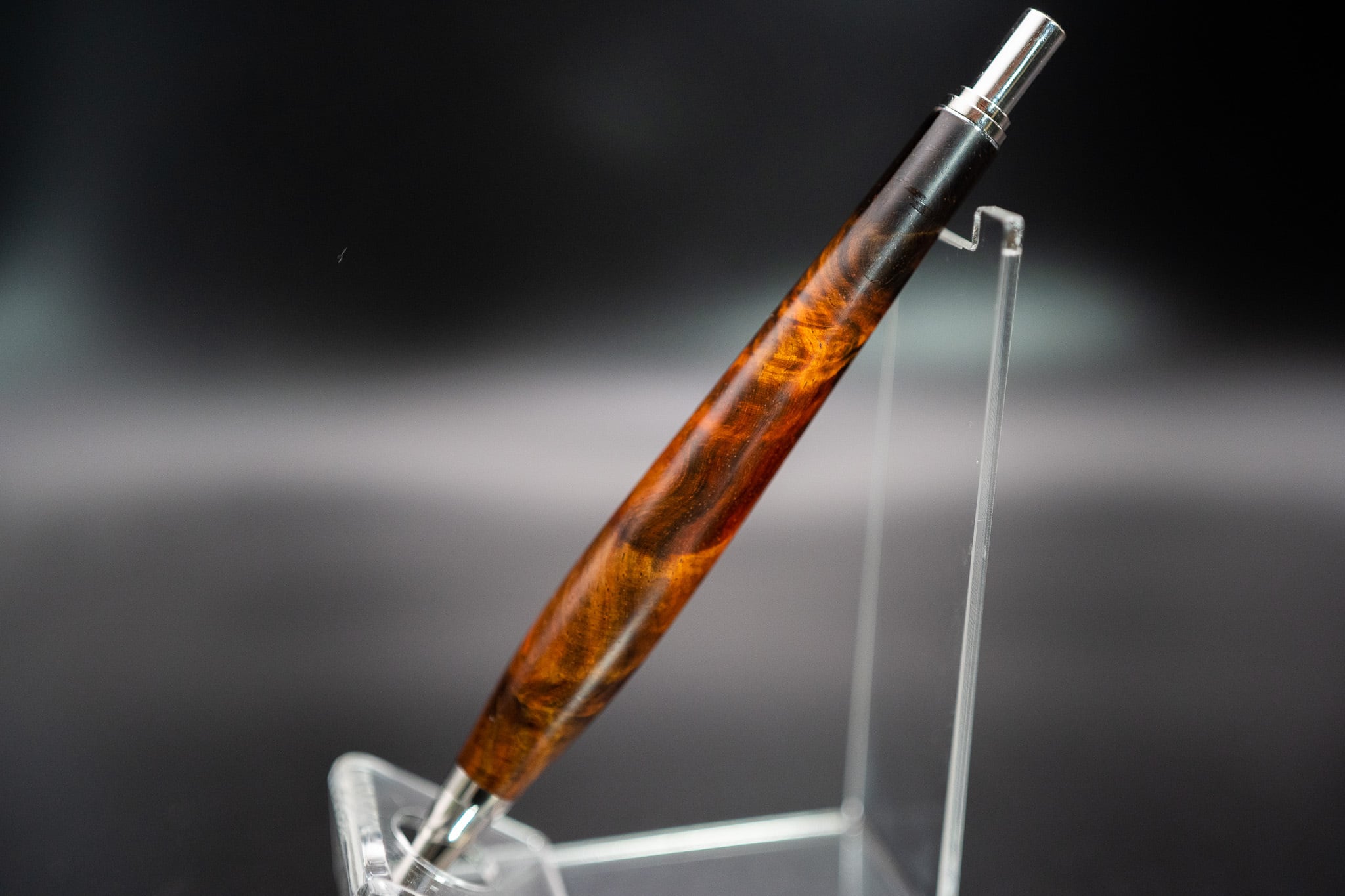 金杢犀 サイアミースローズウッド ボールペン 21世紀最高峰の材】 サイアミーズローズウッド silver MP | 木軸ペン