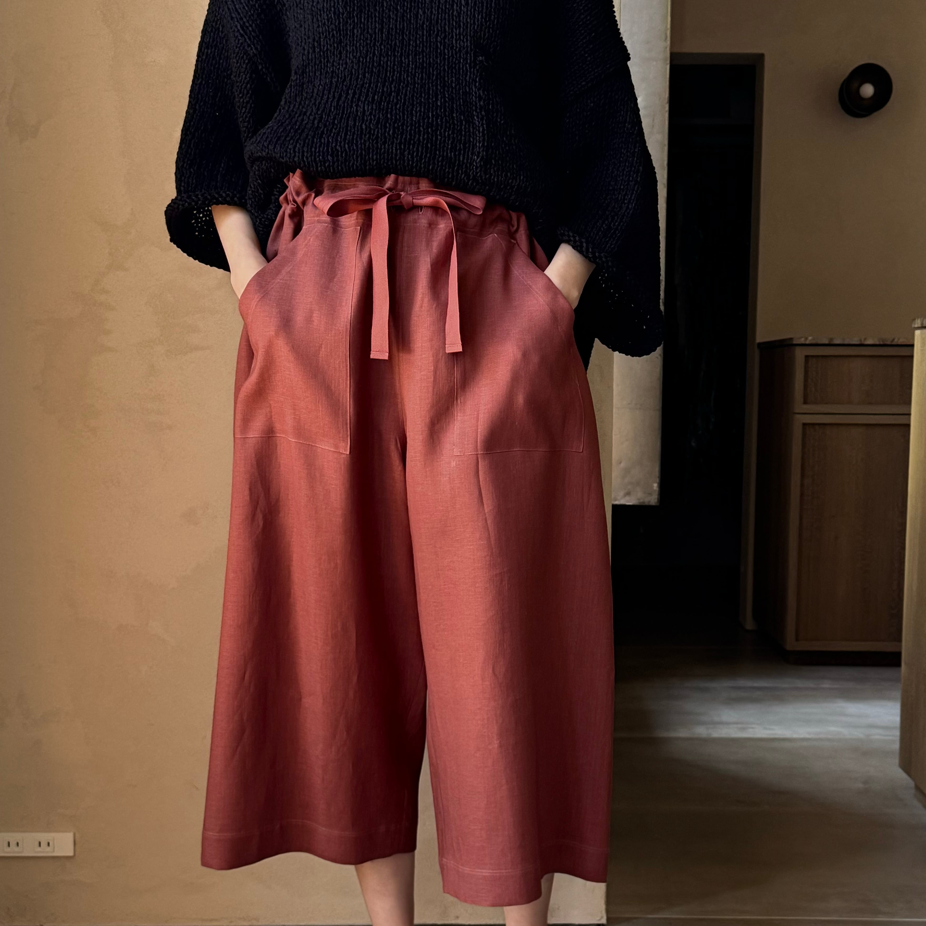 POSTELEGANT ｜Linen Wide Shorts | HJ GALLERY