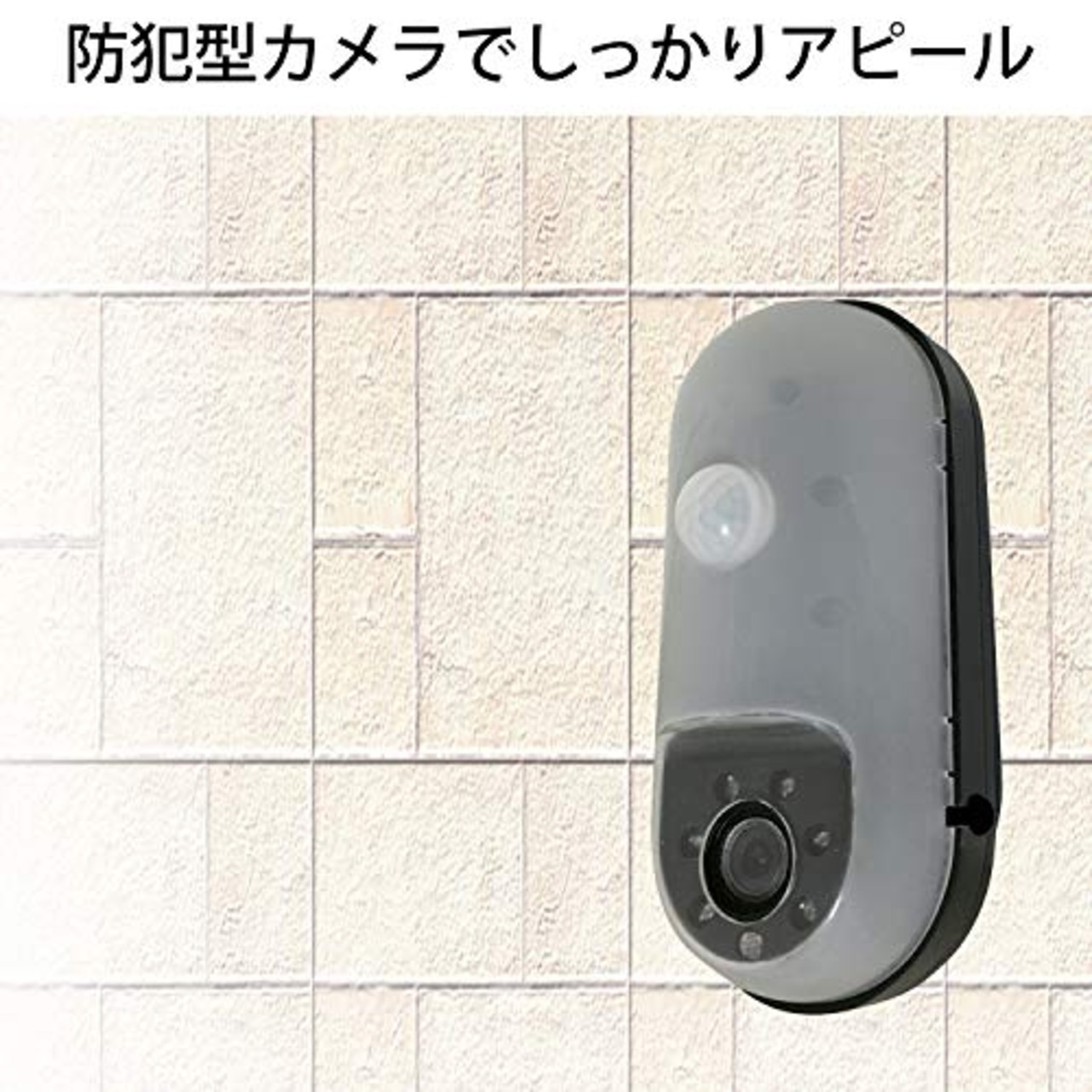 リーベックス(Revex) indoor 防犯 カメラ 録画式 センサー カメラ microSDカード (別売) SD1000 ブラック W6.2×H13.9×D5.4cm