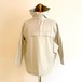 Grossy Twill Gardening Tool Pocket Anorak Half Zip Parka　Mushroom