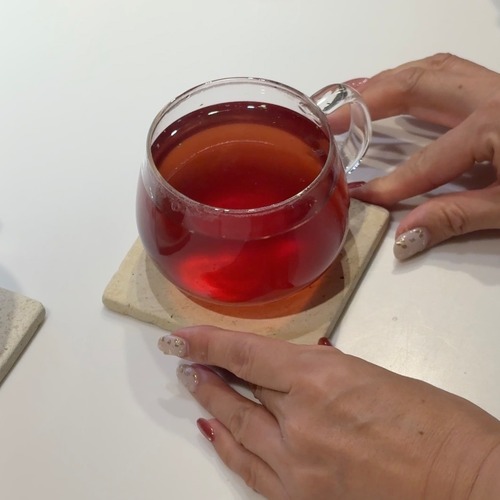 電子レンジでお茶が作れる＆温め直しもできるガラスマグ(350ml)