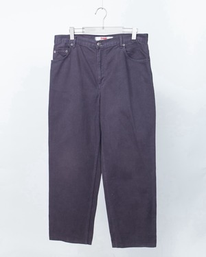 narrow ridges baggy corduroy trousers