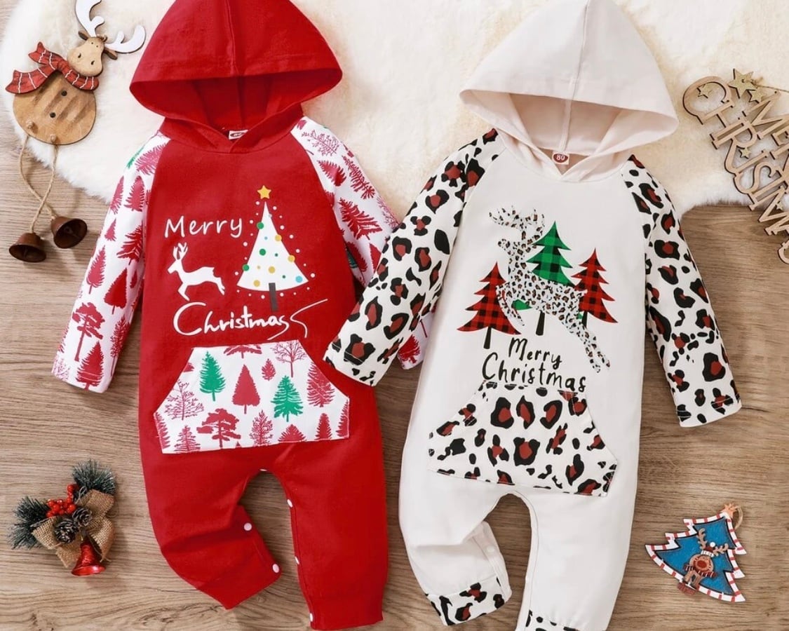 ロンパース / 冬服 / 女の子 / 男の子 / 〜18ヶ月( A・B )