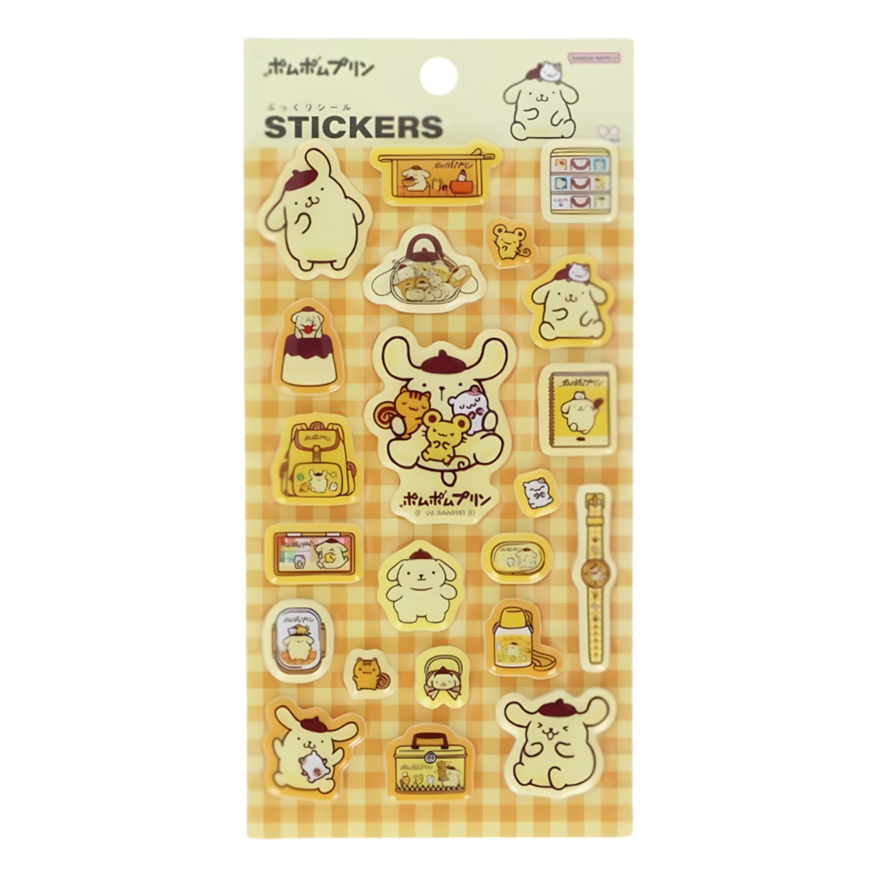 サンリオ　ぷっくりシール　ポムポムプリン　いっぱい - 1