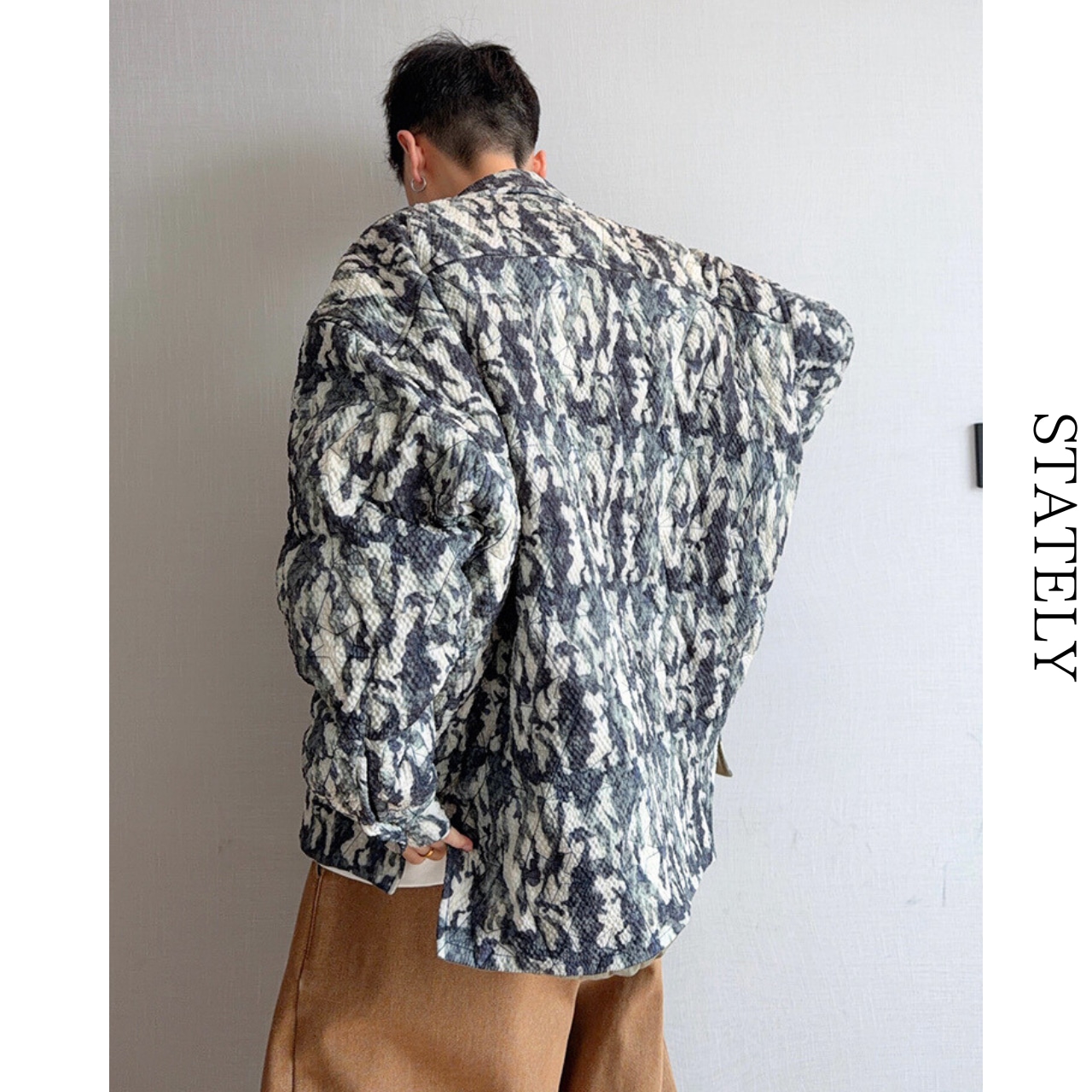 カモフラ Quilted Jacket_O81・画像9