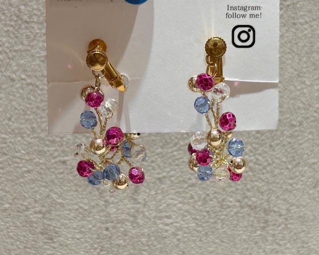 フープ小枝　イヤリング　(A43-1)2