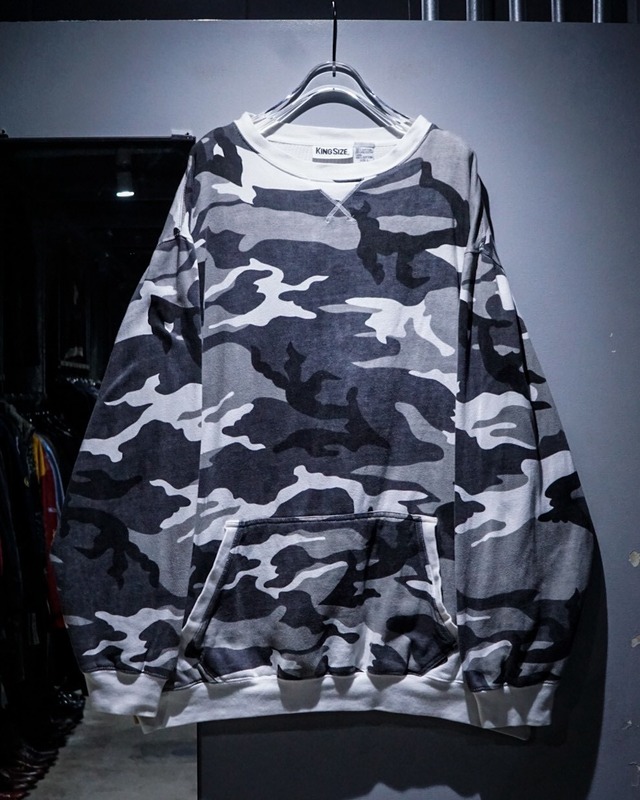 【add(C)vintage】“KING SIZE” Monotone City Camo Sweatshirt