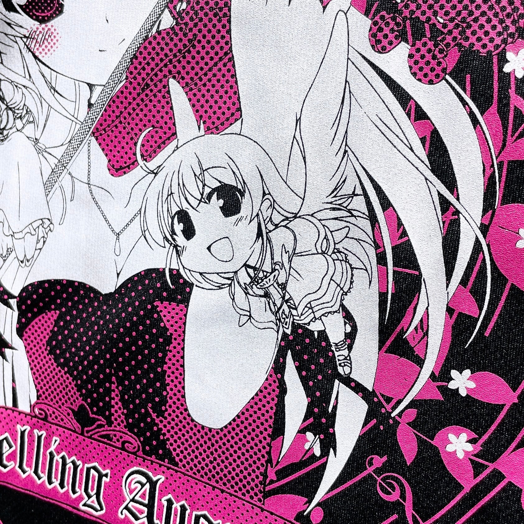 ” Travelling August ” character printed Black SS Tee (10th Anniversary)