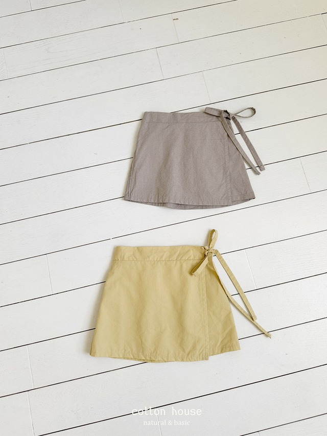 【予約】Wrap skirt (R0159)