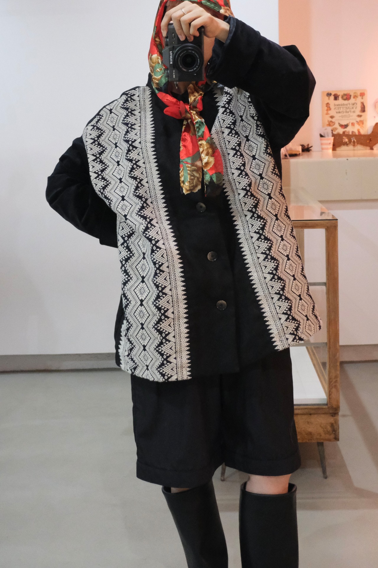 【suie】Lao Handwoven Jacket／ラオス手織りジャケット
