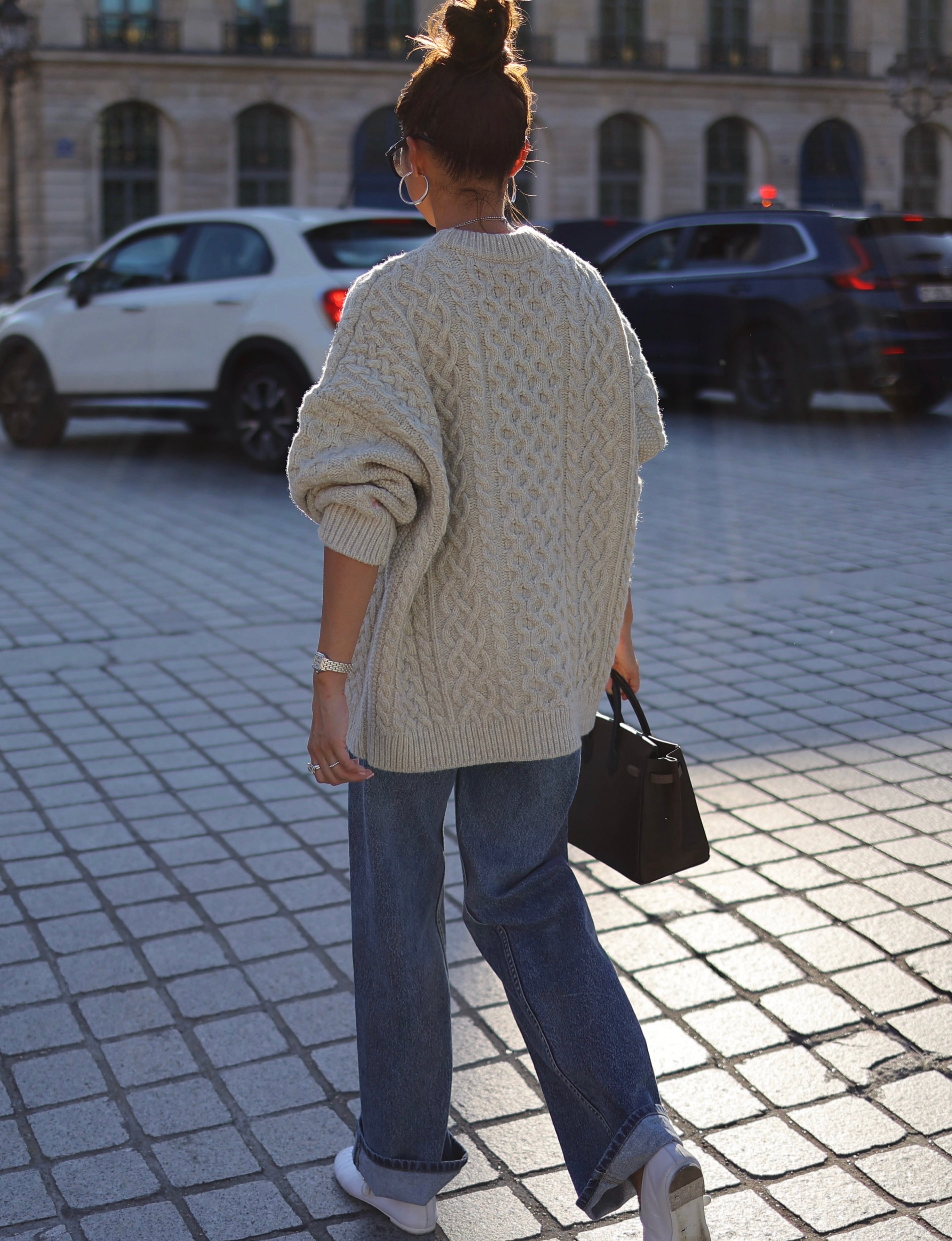 GPG-538 Floral Cable Knit | gypsohila