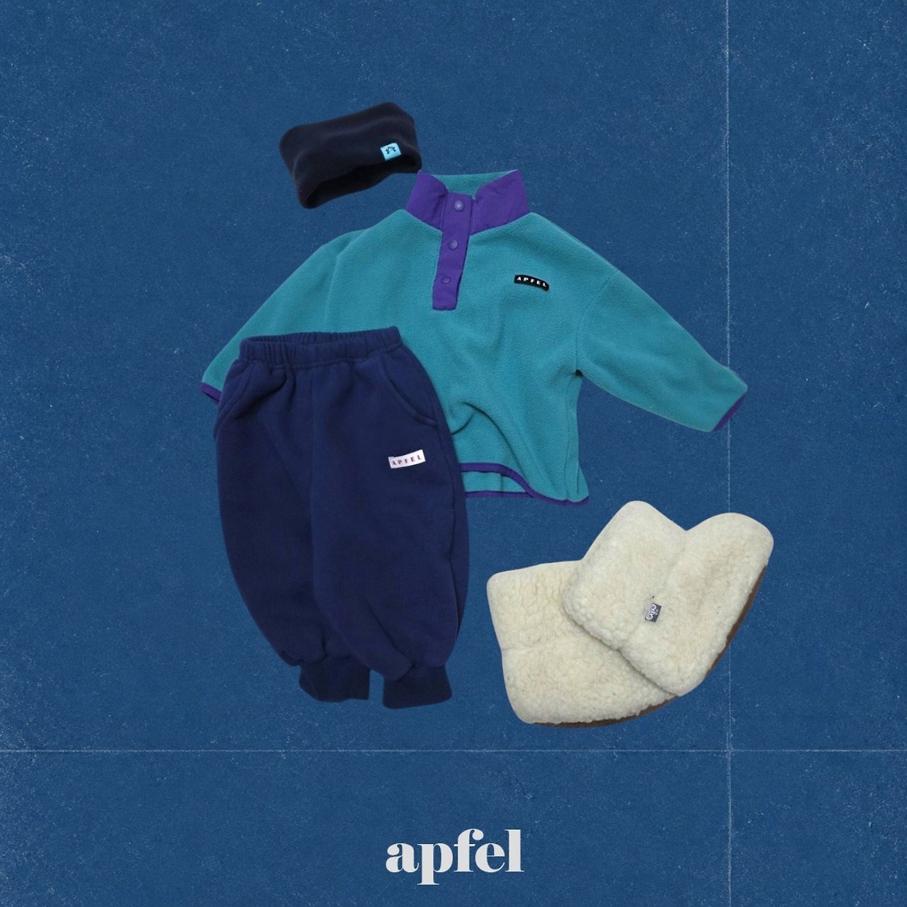 Apfel［取寄］pogun snap fleece mtm 26winter