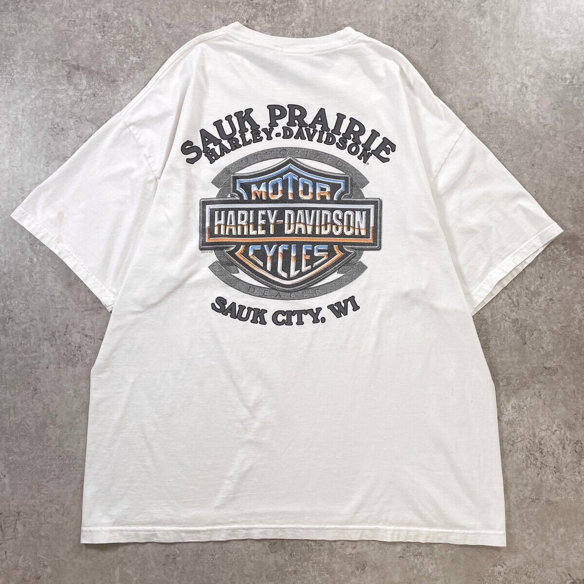 USA製 Harley-Davidson ハーレーダビッドソン ロゴプリントTシャツ