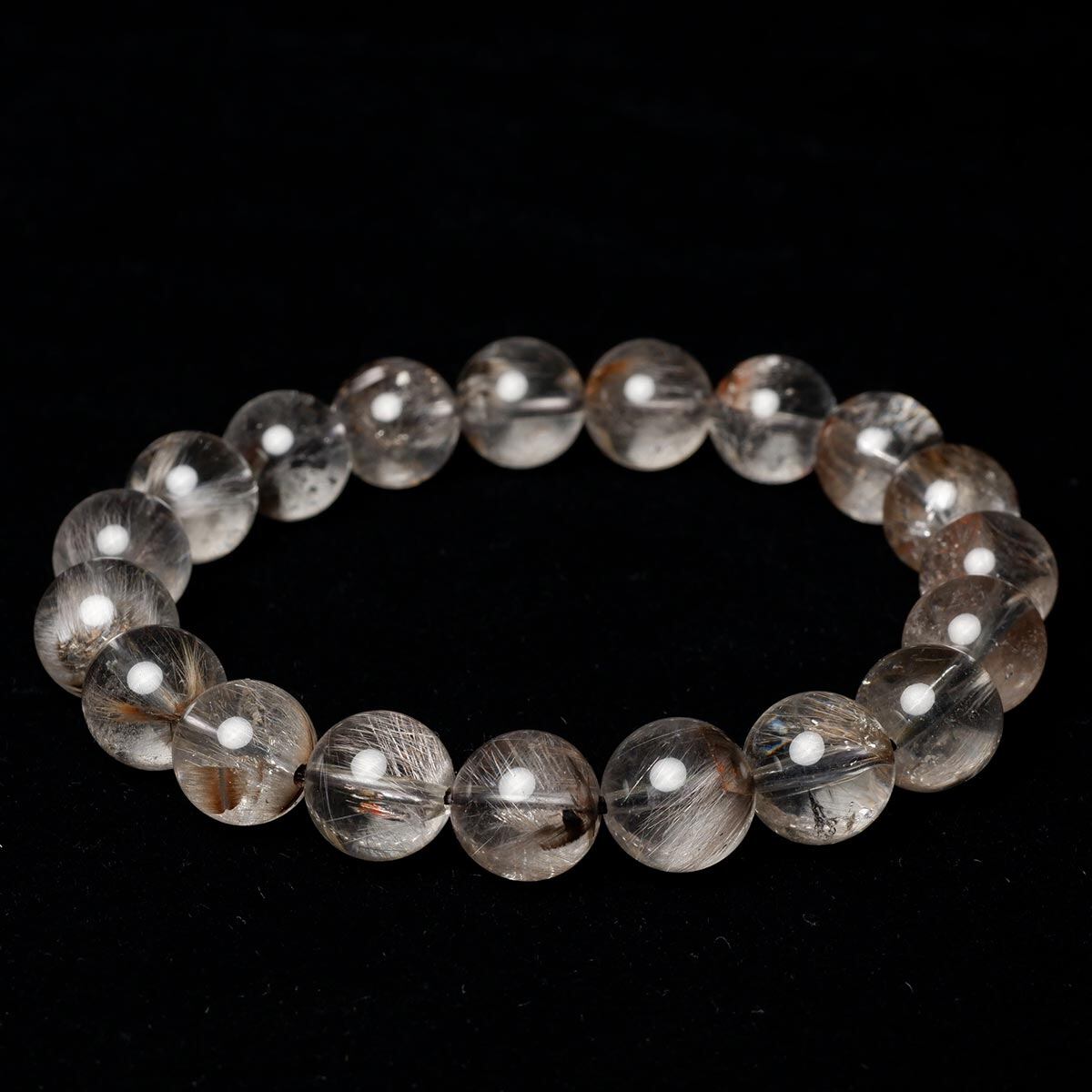 プラチナルチルクォーツ ブレスレット 10mm 211-4498