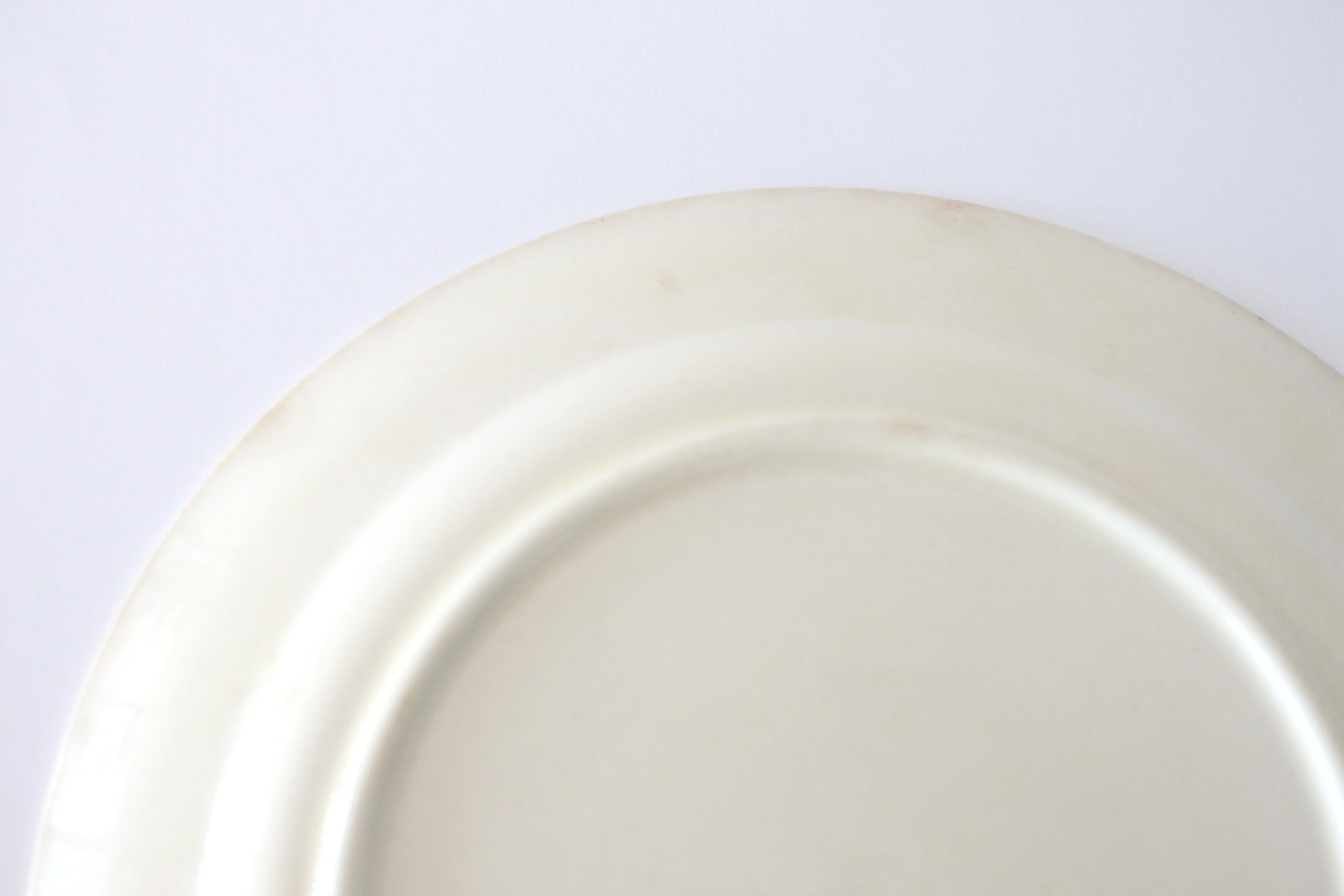 vintage ARABIA blue line plate / オールドアラビア ブルーライン