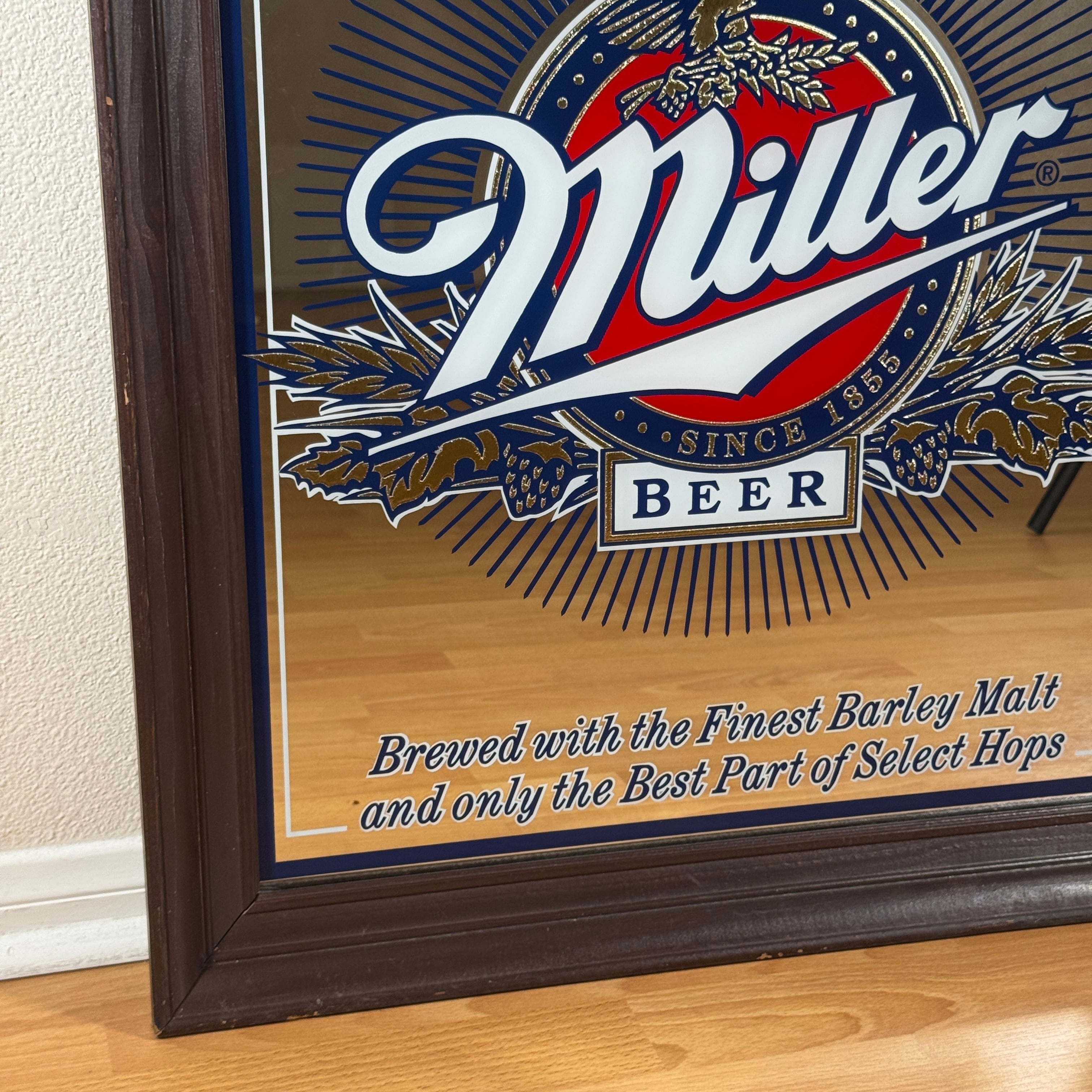 パブミラー　インテリア　Miller　ミラー　ビール　アメリカン　ヴィンテージ パブミラーインテリアMillerミラービールアメリカンヴィンテージ