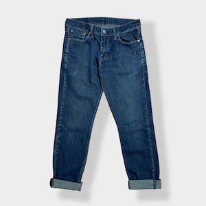 【LEVI'S】メキシコ製 511 ジーンズ デニム ジーパン スリム ストレート スキニー 細身 美脚 足長効果 ジッパーフライ ストレッチ W30 L30 リーバイス US古着